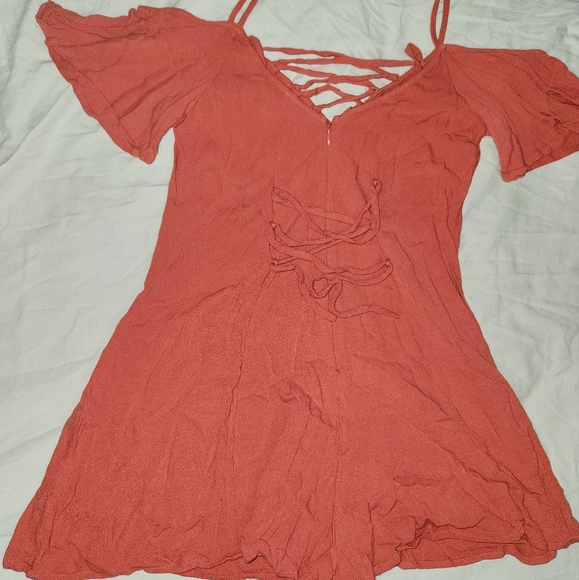 Orange Romper - Picture 2 of 3